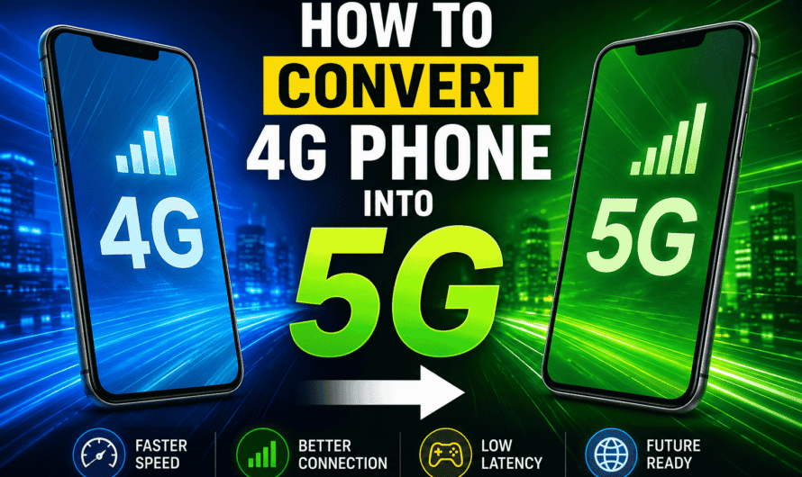 How to Convert a 4G Phone into 5G: Complete Truth Explained 2026